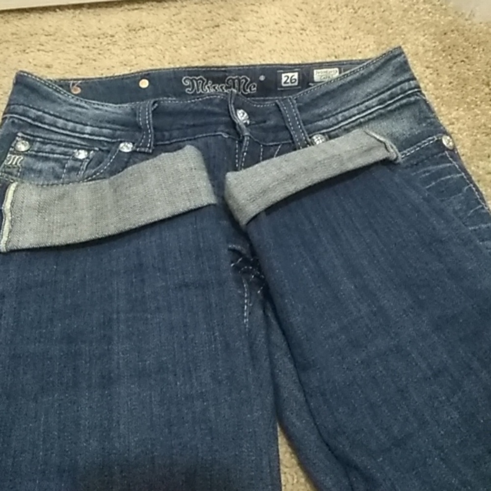 Miss Me Capris (EUC) size 26 Genuine!